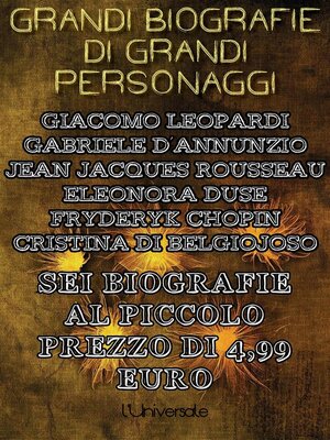 cover image of Grandi biografie di grandi personaggi